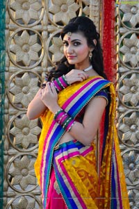 Neelam Upadhyaya in Half Saree