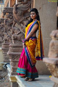 Neelam Upadhyaya in Half Saree