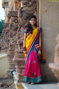 Neelam Upadhyaya in Half Saree