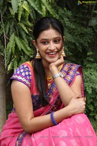 Priya Anduluri in Saree