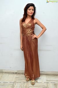 Gehana Vasisth in Golden Dress