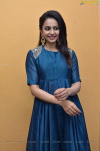 Rakul Preet Singh in Blue Dress