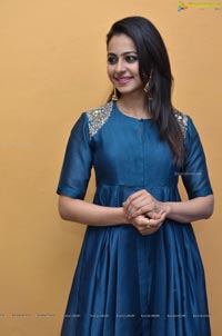 Rakul Preet Singh in Blue Dress