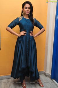 Rakul Preet Singh in Blue Dress