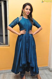 Rakul Preet Singh in Blue Dress