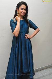 Rakul Preet Singh in Blue Dress