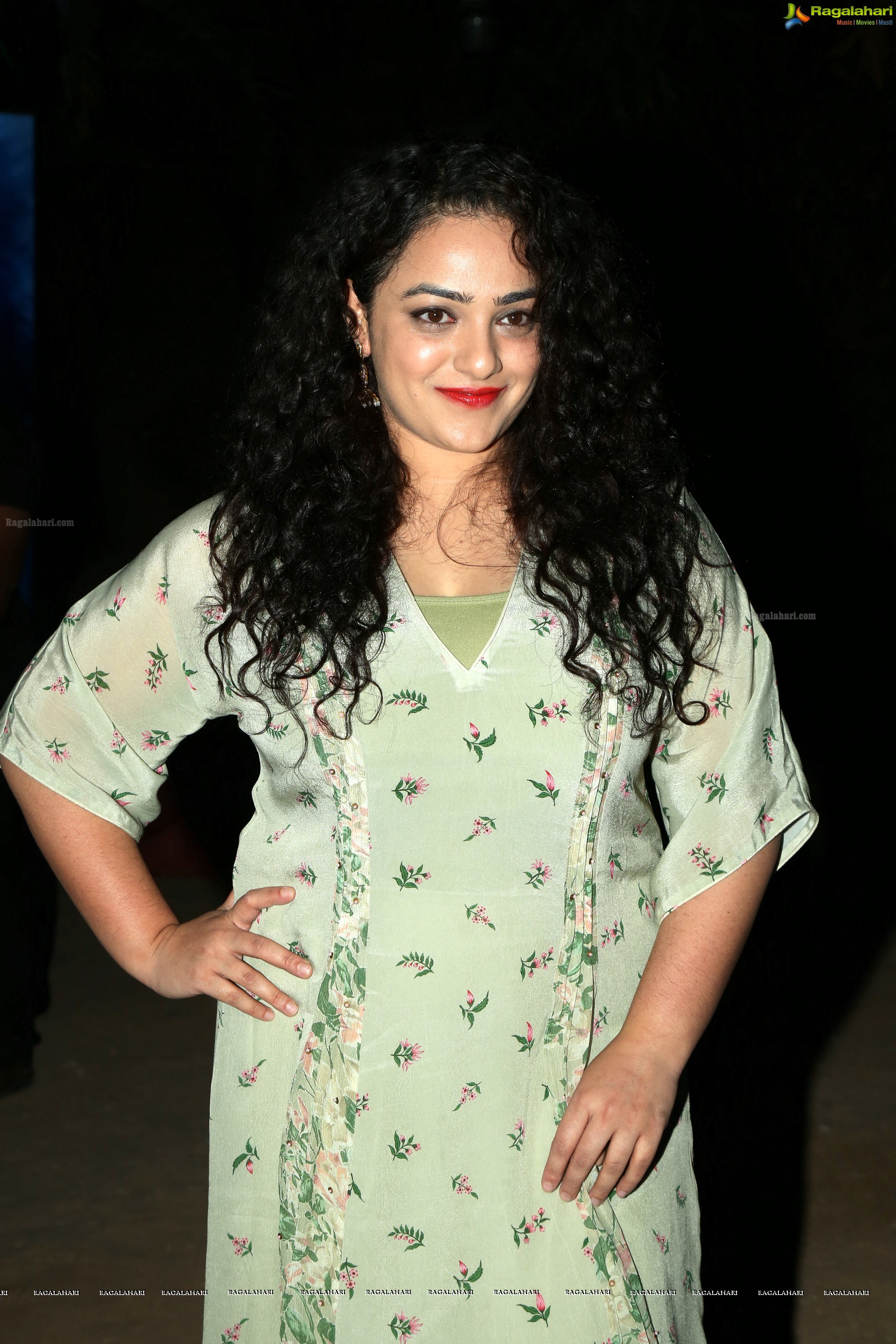 Nithya Menon At Awe Pre-release Event, HD Photo Galler