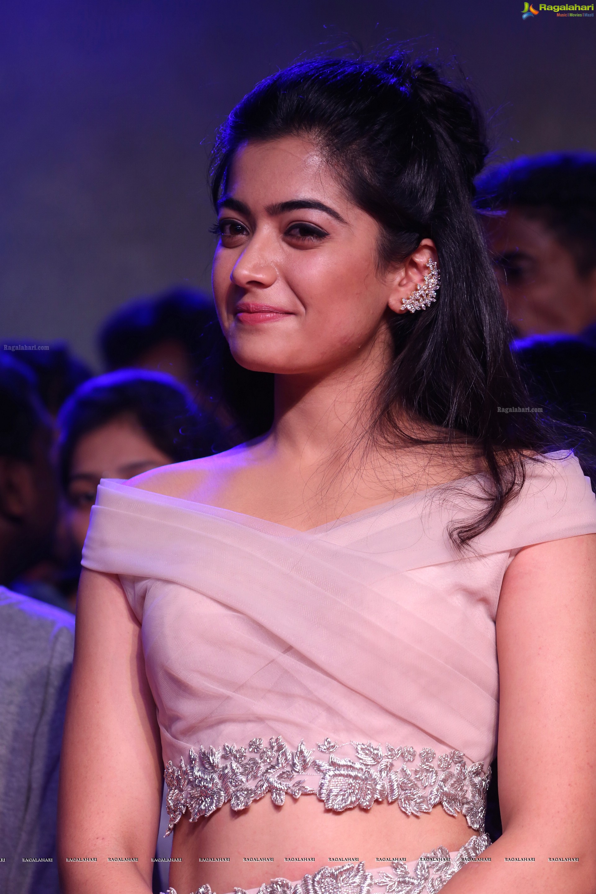 Rashmika Mandanna at Chalo Pre-Release Event (High Definition)