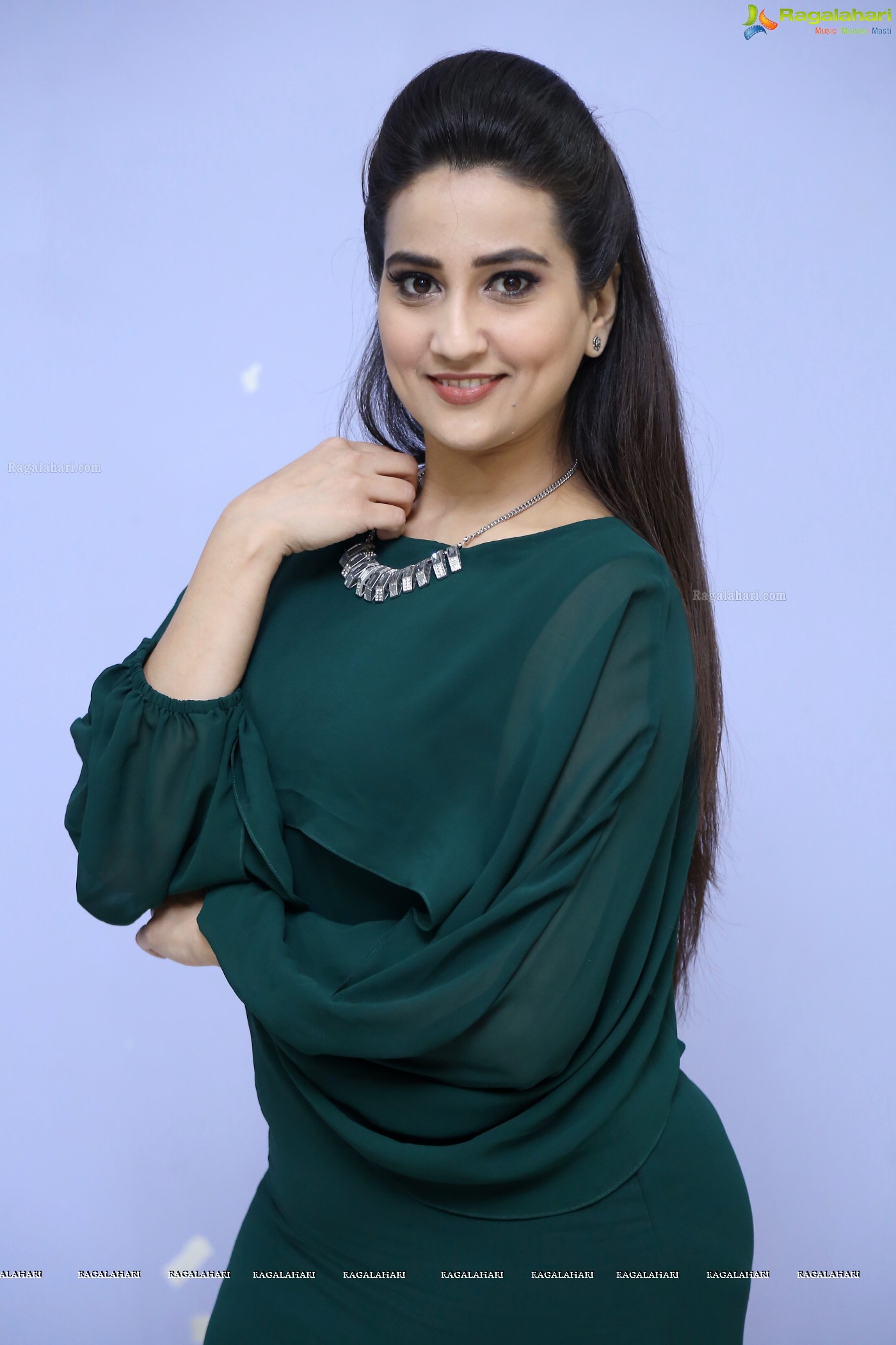 Manjusha at Bhaagamathie Success Meet