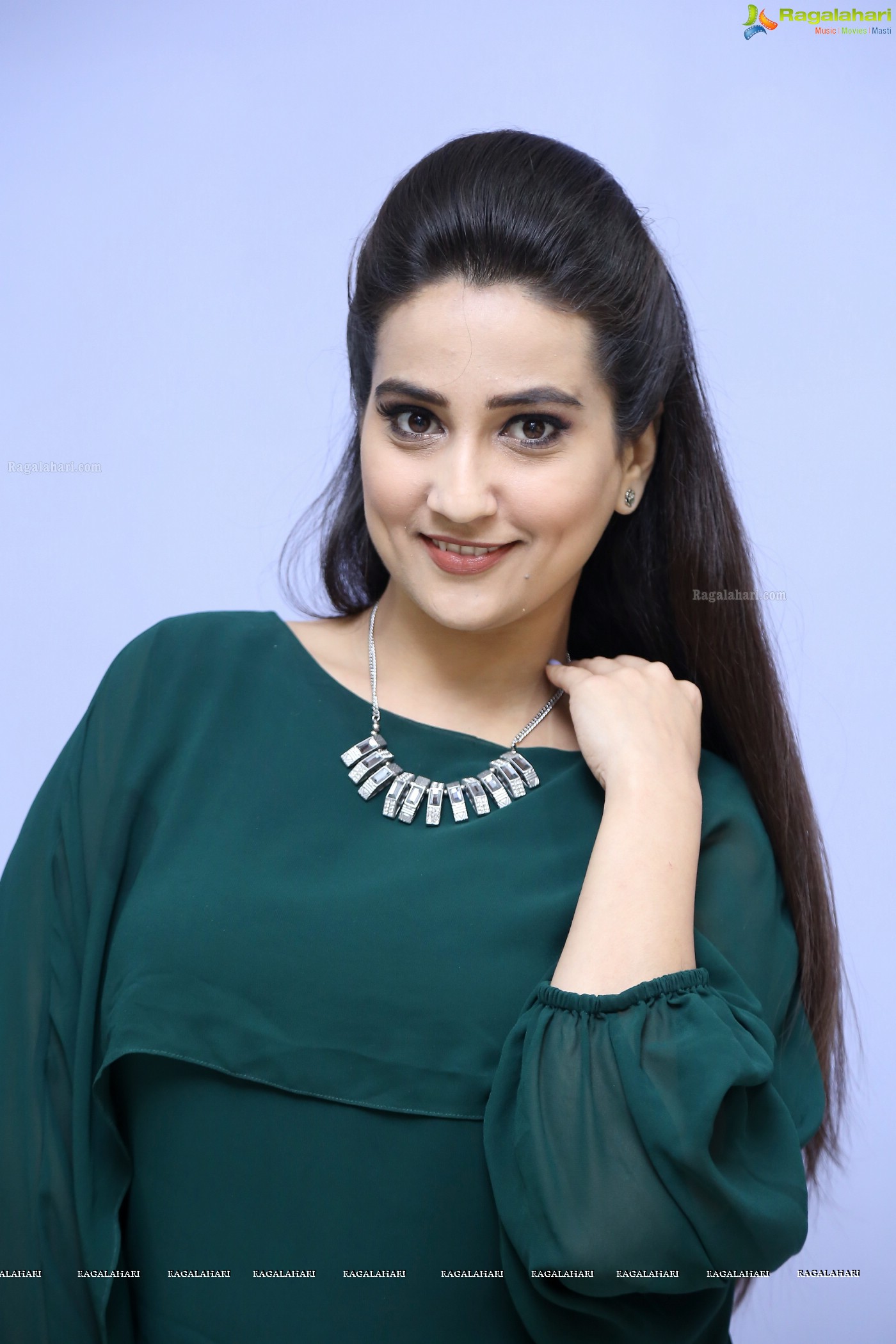 Manjusha at Bhaagamathie Success Meet