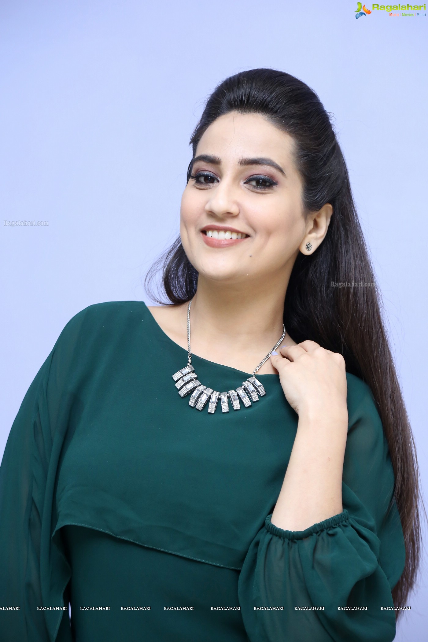 Manjusha at Bhaagamathie Success Meet