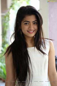 Rashmika Mandanna at Chalo Interview