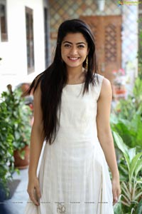 Rashmika Mandanna at Chalo Interview