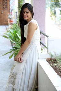 Rashmika Mandanna at Chalo Interview