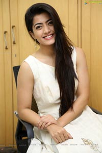 Rashmika Mandanna at Chalo Interview