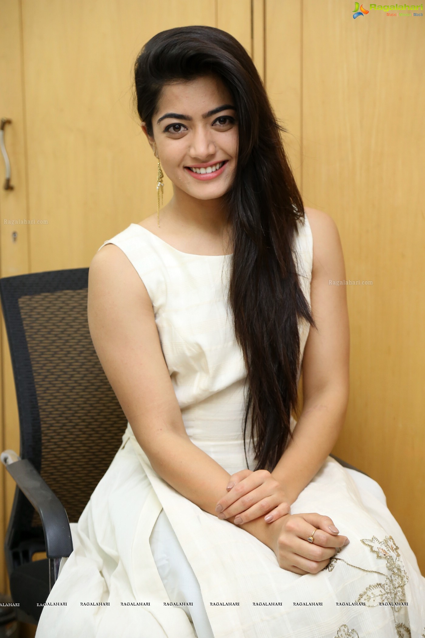 Rashmika Mandanna at Chalo Interview