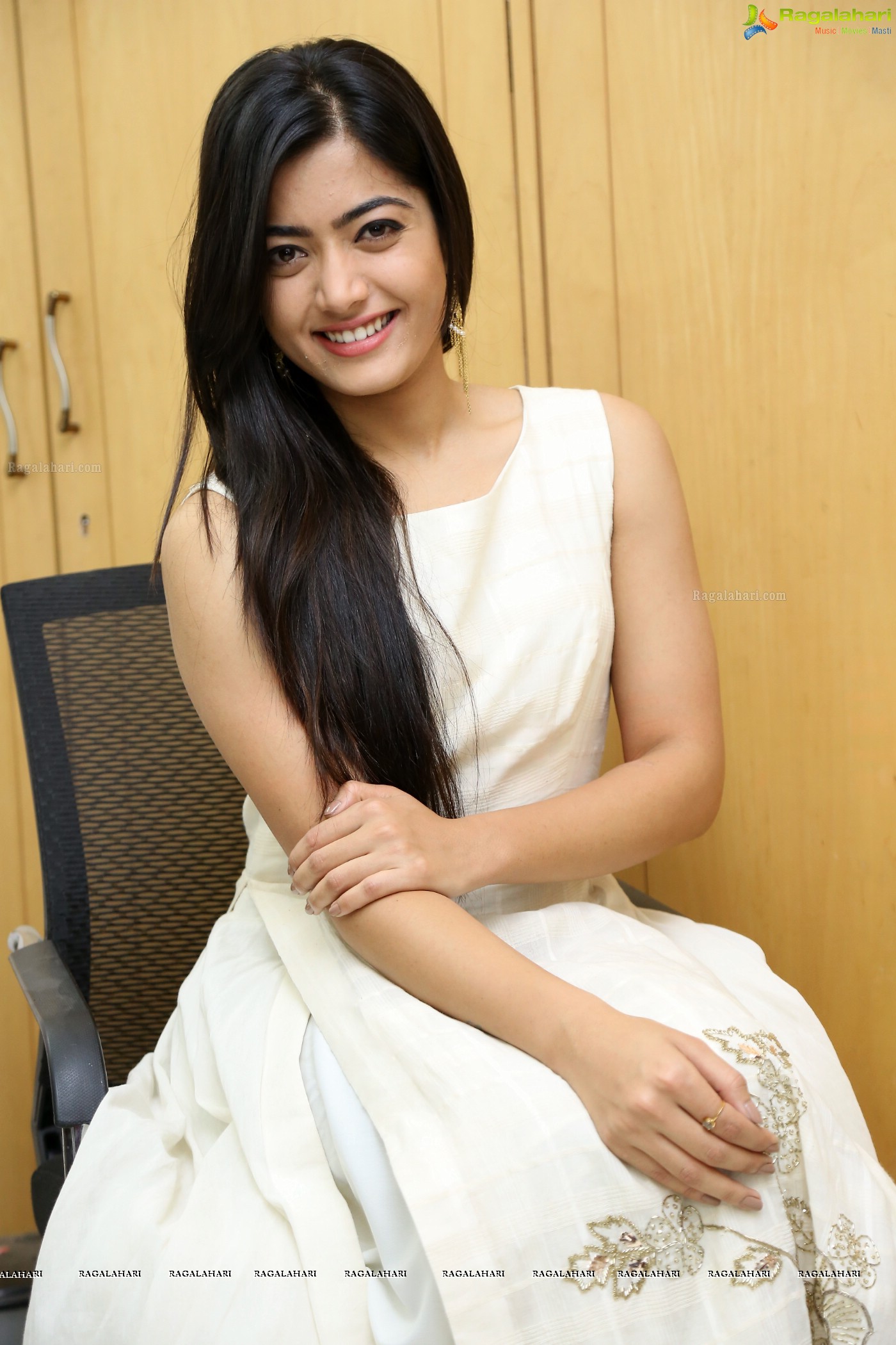 Rashmika Mandanna at Chalo Interview