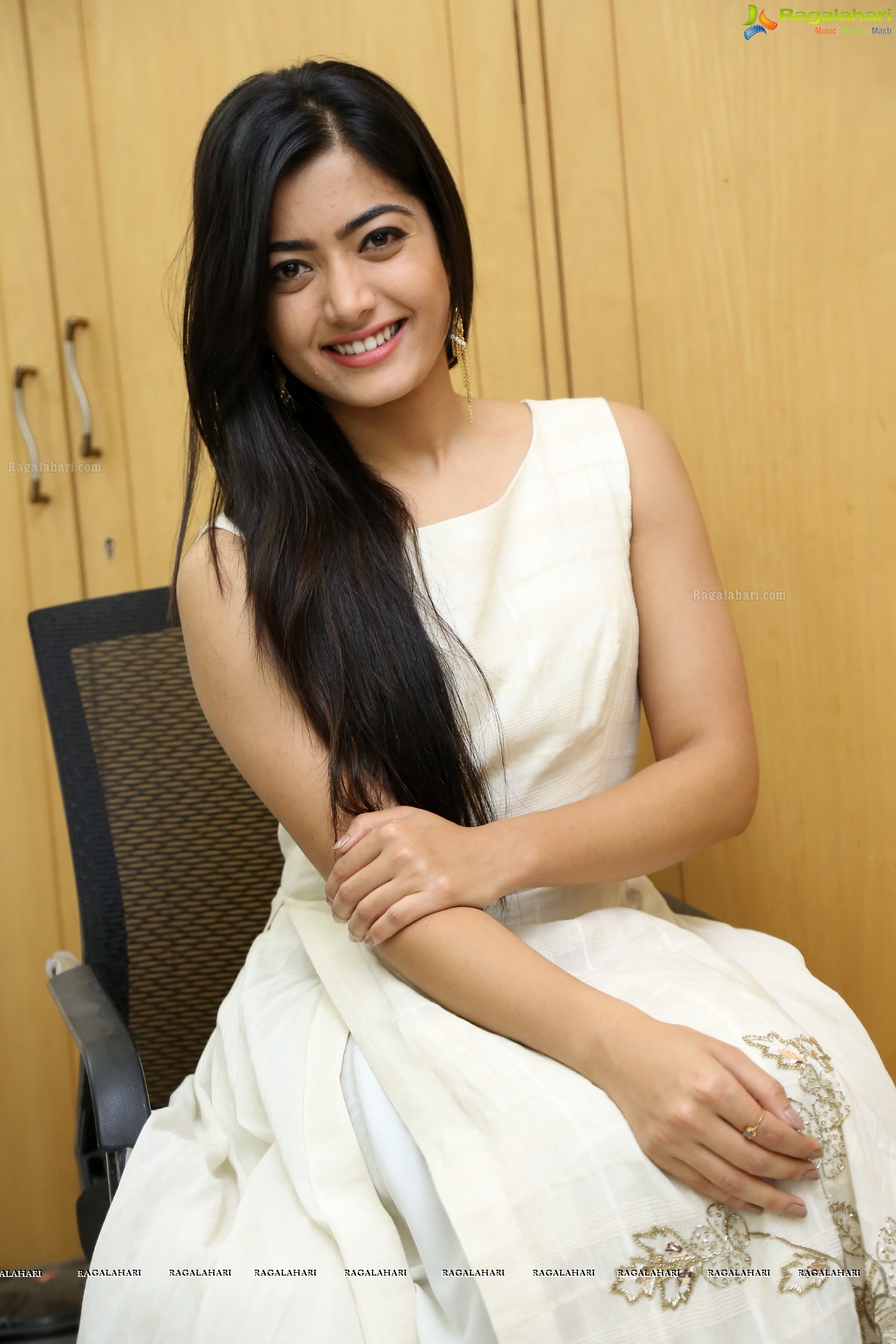 Rashmika Mandanna at Chalo Interview