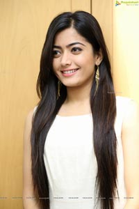 Rashmika Mandanna at Chalo Interview