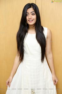 Rashmika Mandanna at Chalo Interview