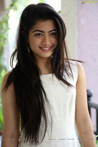 Rashmika Mandanna at Chalo Interview