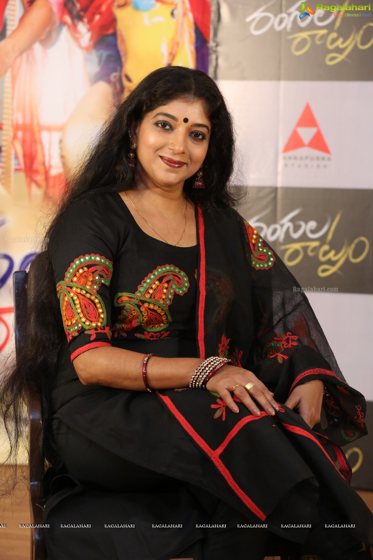 Sithara at Rangula Ratnam Pre-Release Event