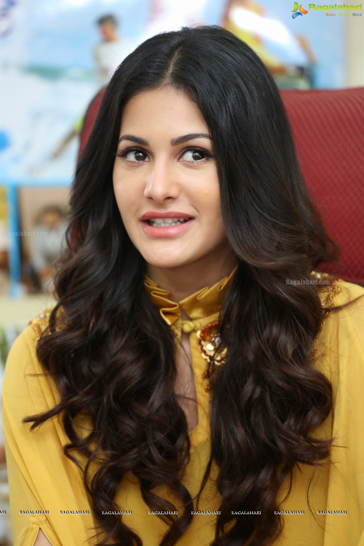 Amyra Dastur at Manasuku Nachindi Interview