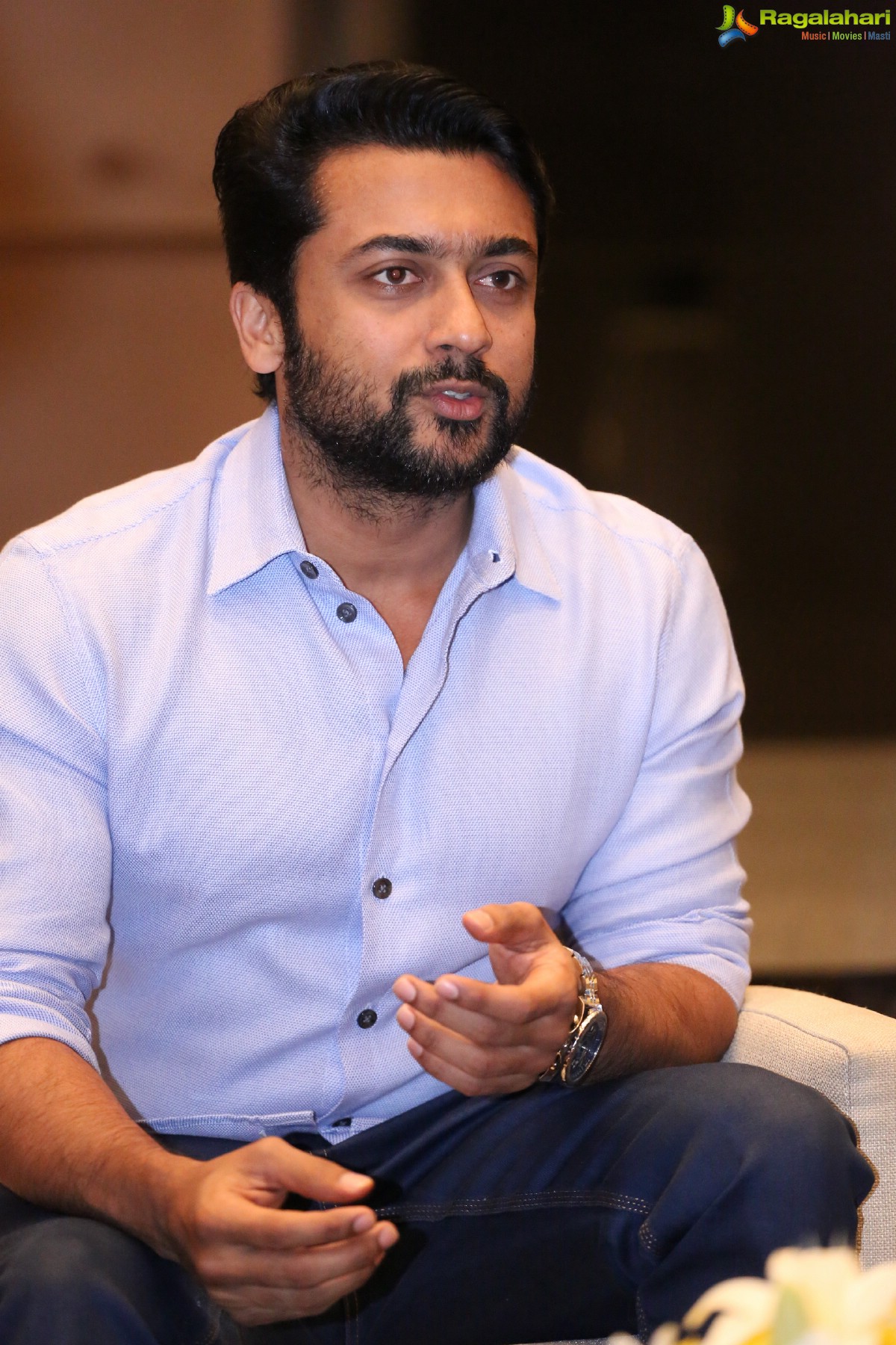 Surya at Gang Interview