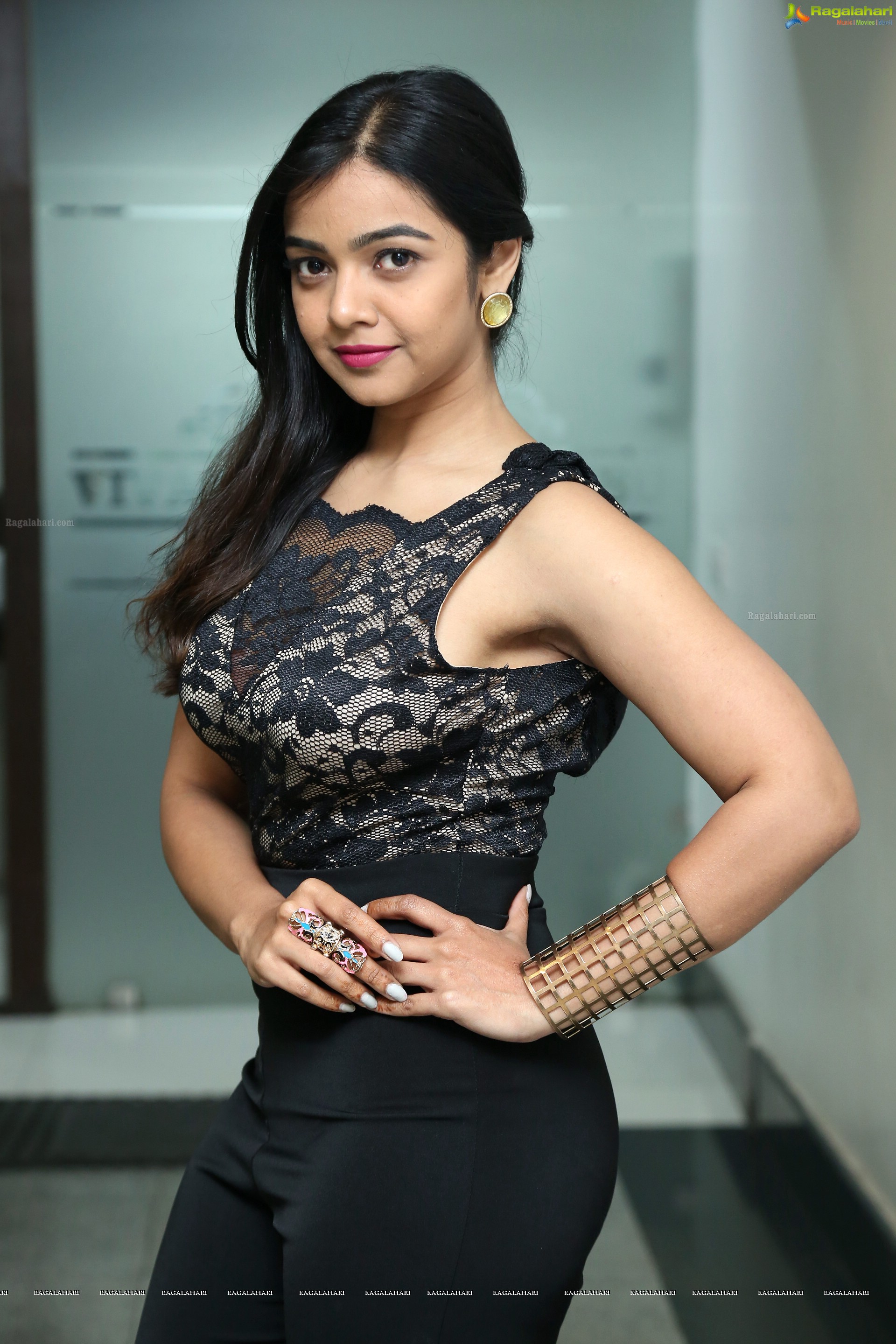 Nithya Shetty @ Vivaha Bhojanambu Terrace Open Air Lounge Opening - HD Gallery