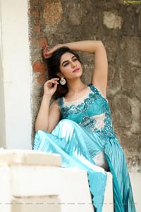 Sky Blue Designer Gown