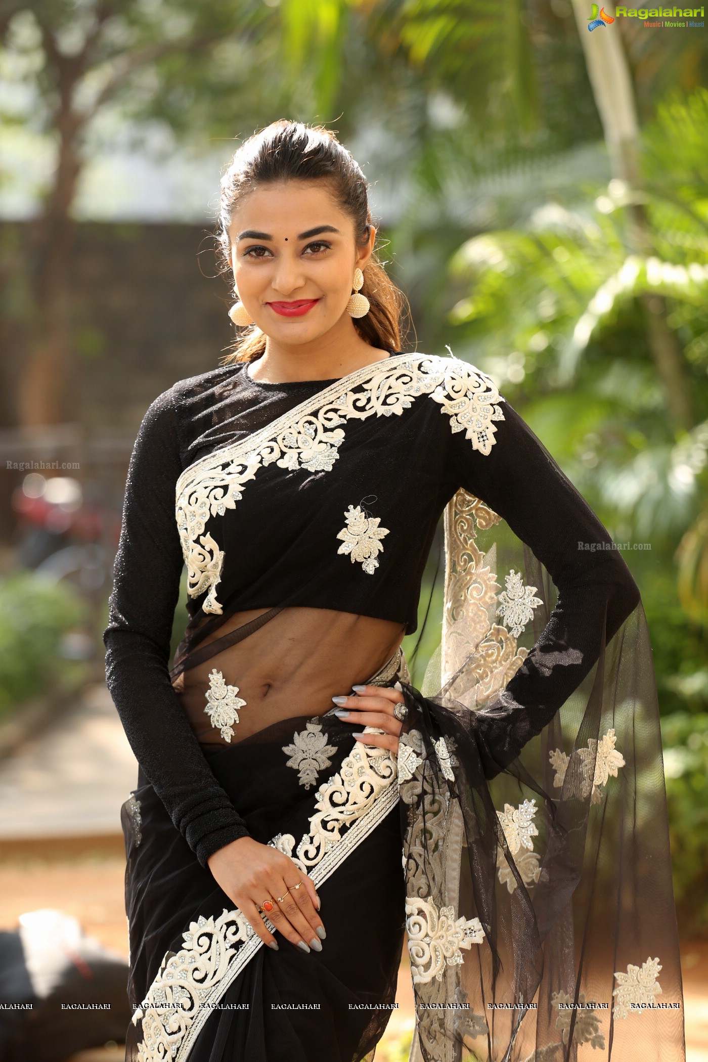 Stefy Patel (Posters) at Ninnu Thalachi First Look Launch Event