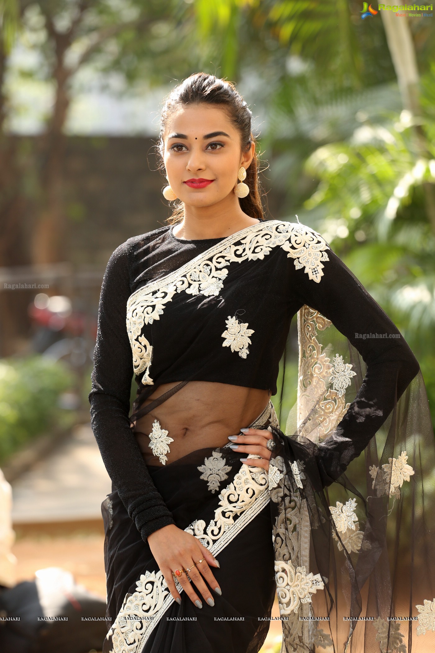 Stefy Patel (Posters) at Ninnu Thalachi First Look Launch Event