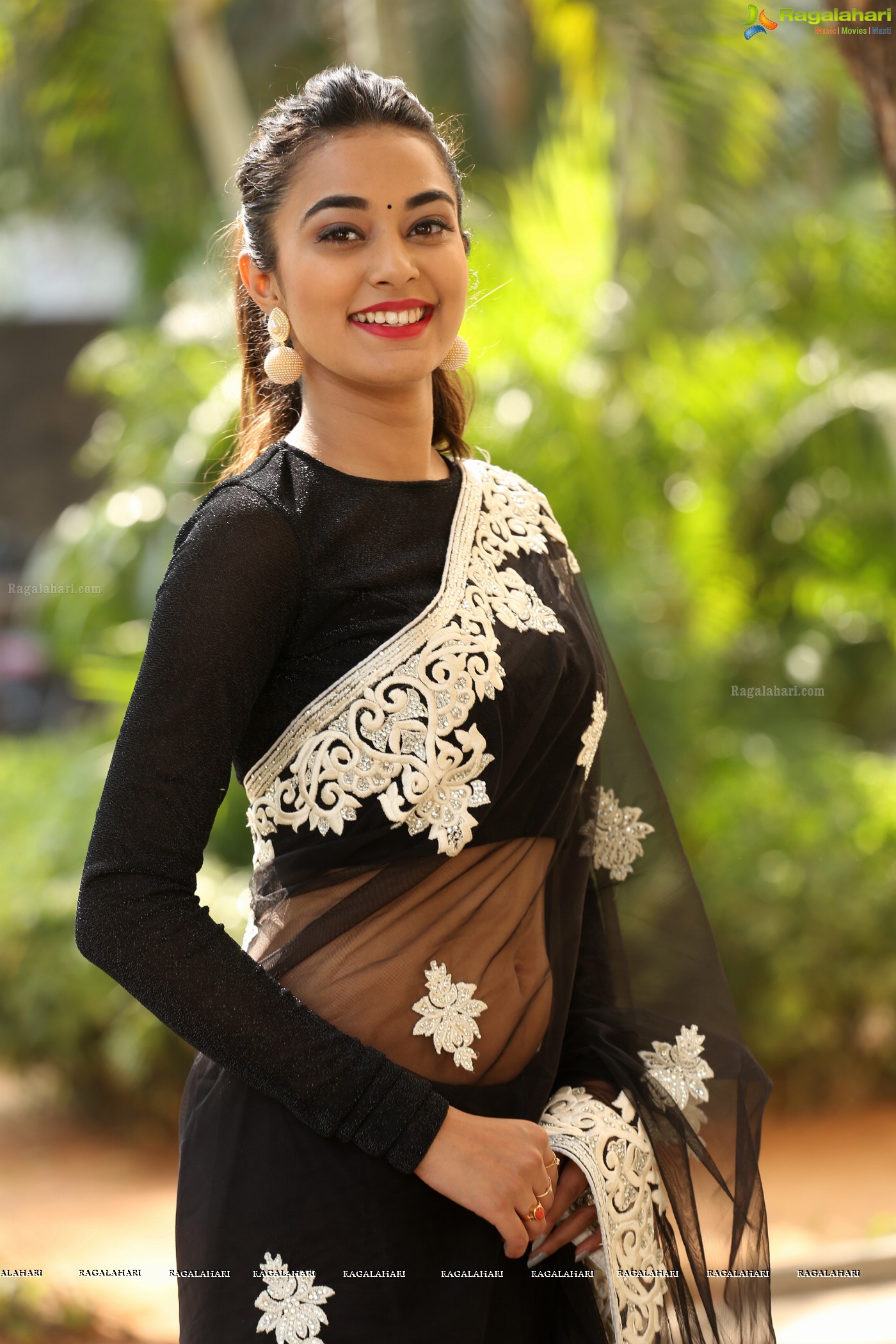 Stefy Patel (Posters) at Ninnu Thalachi First Look Launch Event