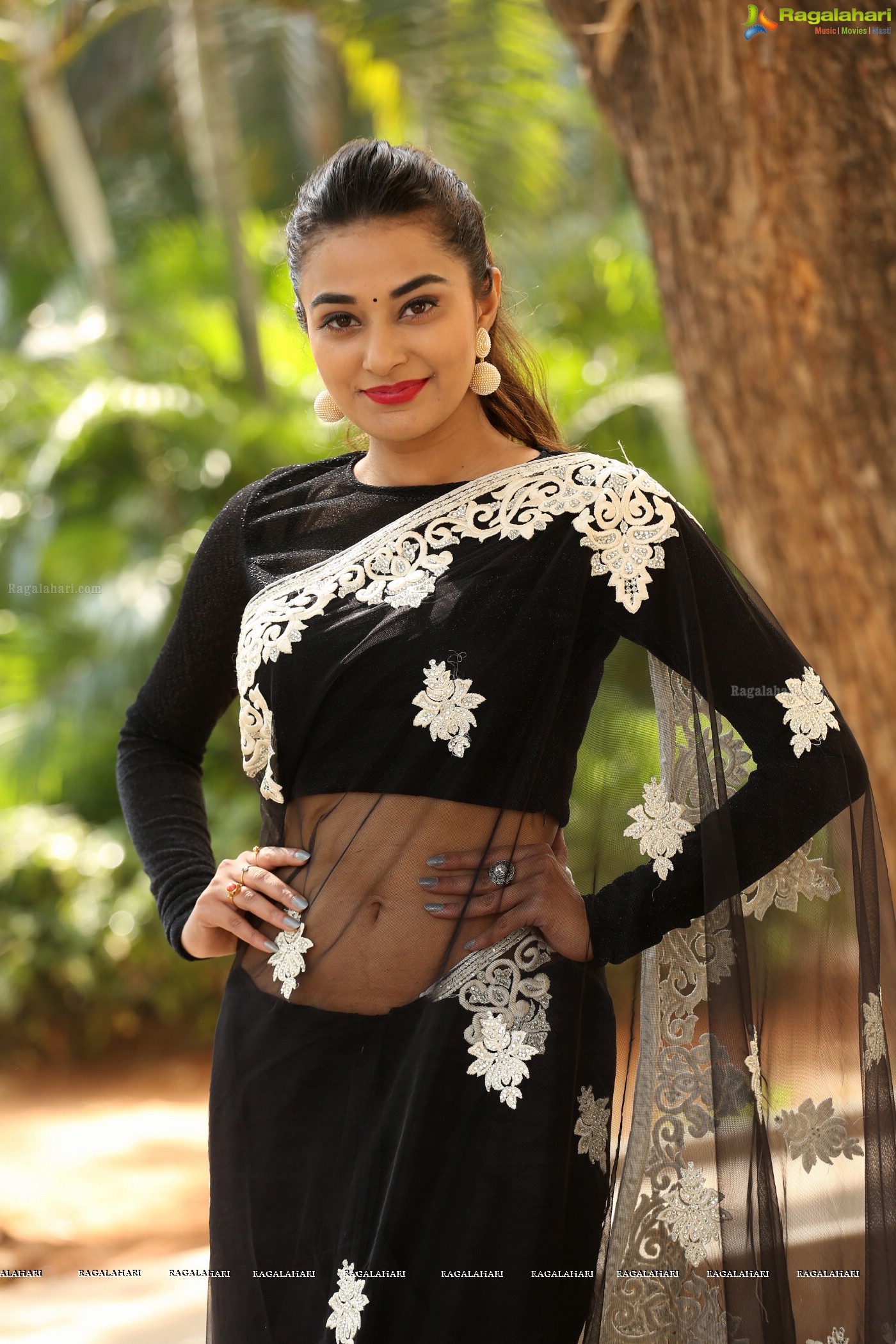 Stefy Patel (Posters) at Ninnu Thalachi First Look Launch Event