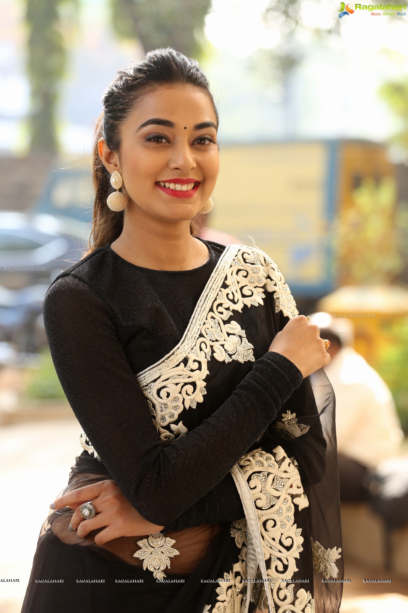 Stefy Patel (Posters) at Ninnu Thalachi First Look Launch Event