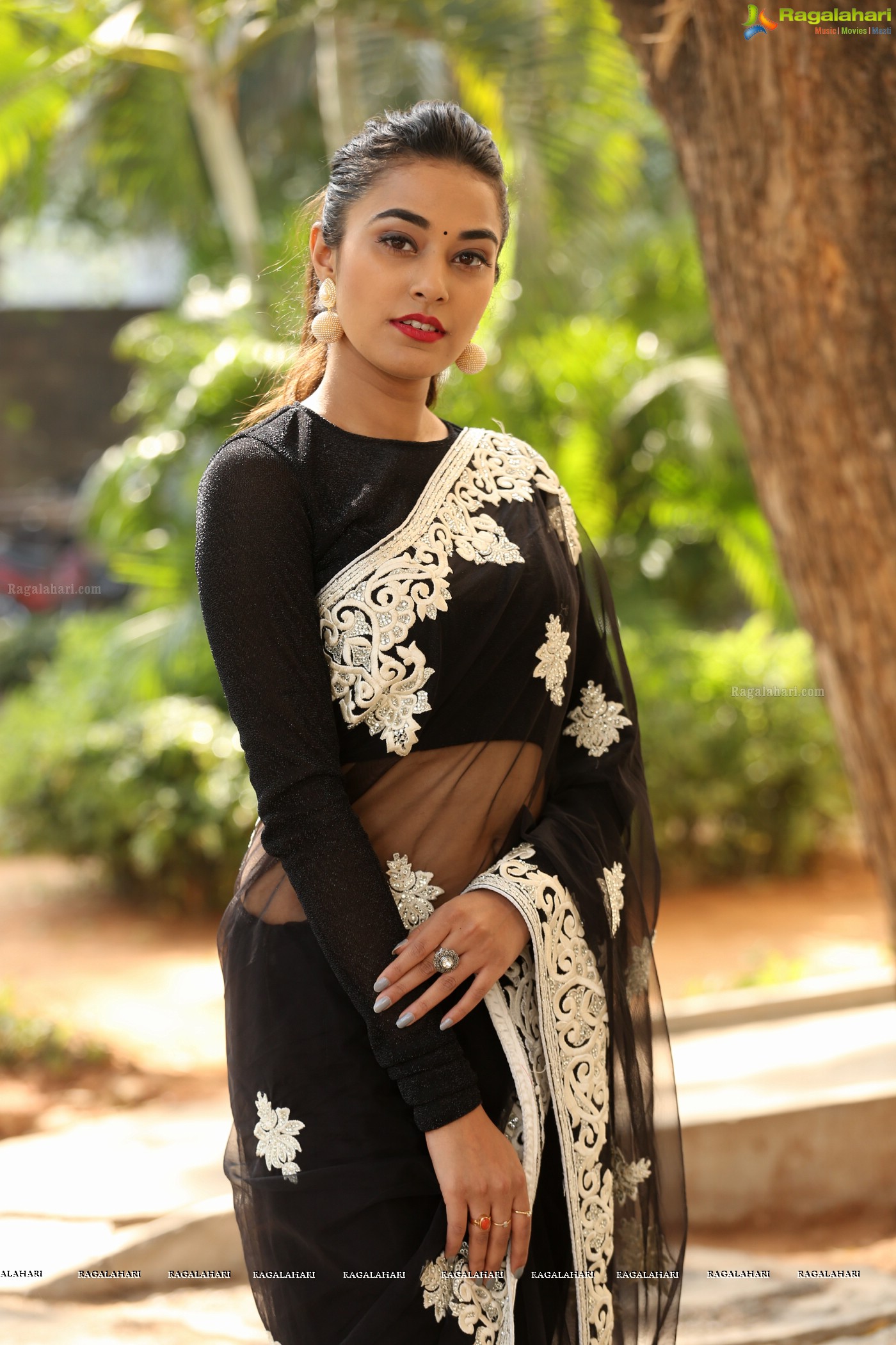 Stefy Patel (Posters) at Ninnu Thalachi First Look Launch Event