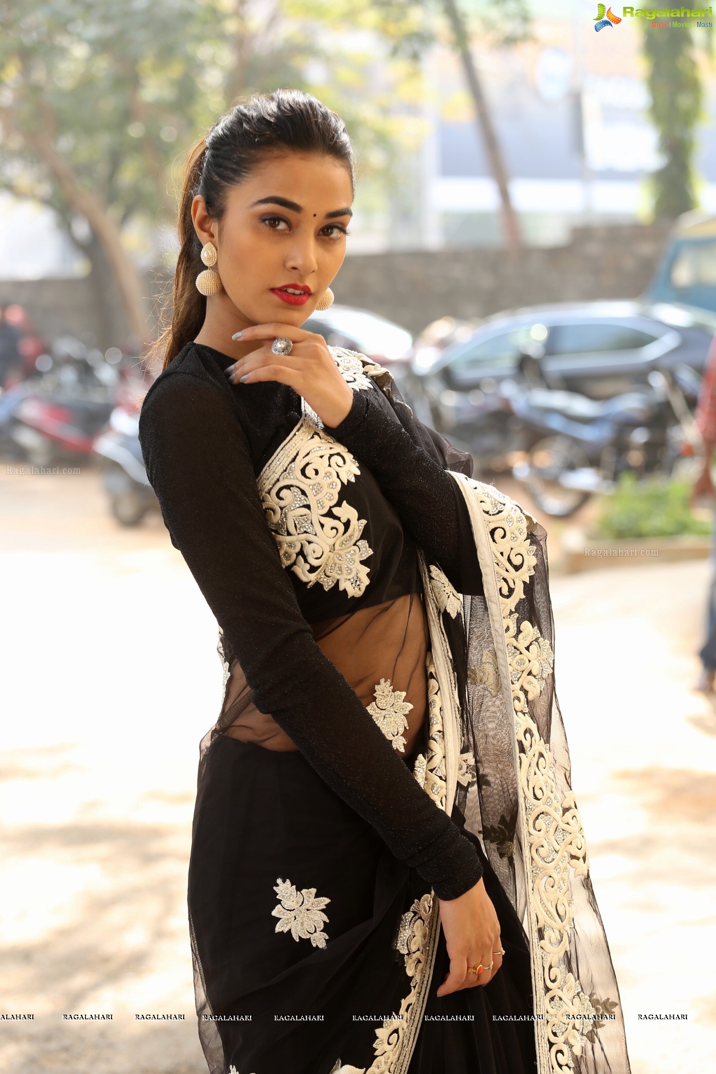 Stefy Patel (Posters) at Ninnu Thalachi First Look Launch Event