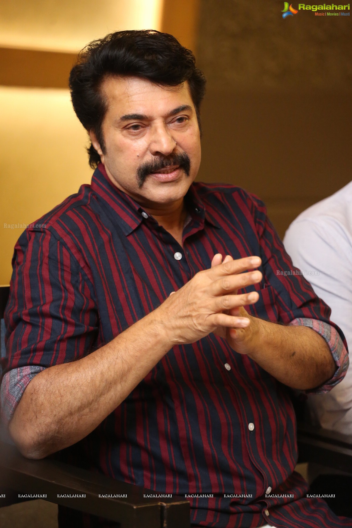 Mammootty at Press Meet On Yatra Movie