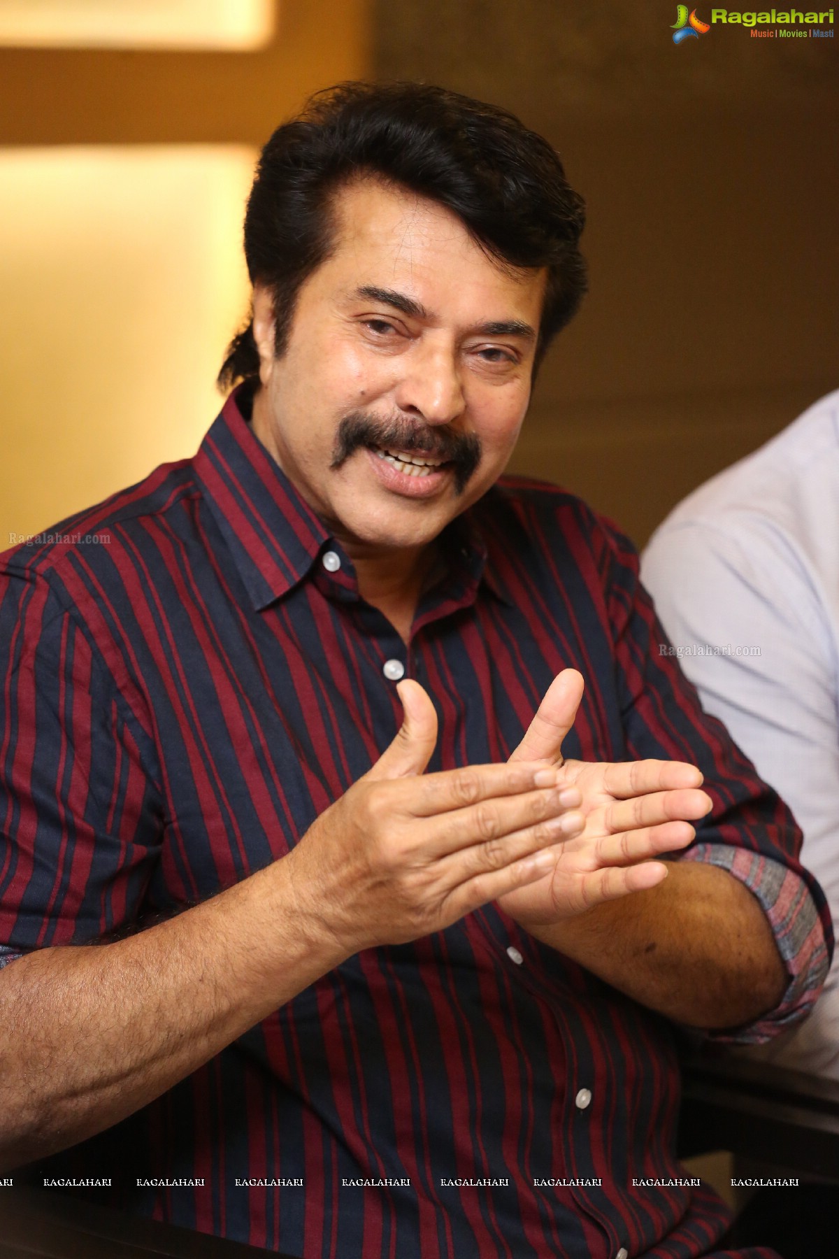 Mammootty at Press Meet On Yatra Movie