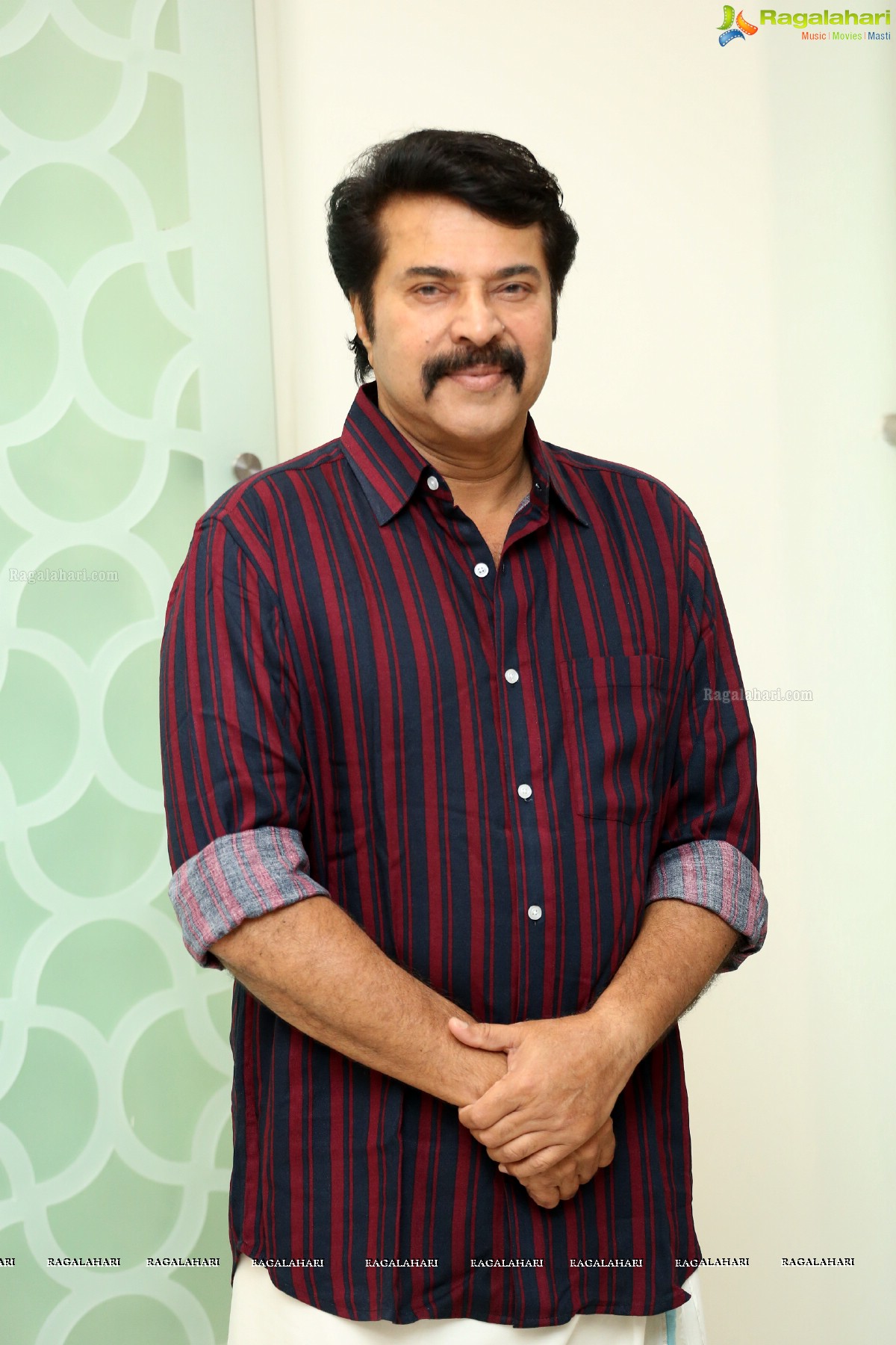 Mammootty at Press Meet On Yatra Movie