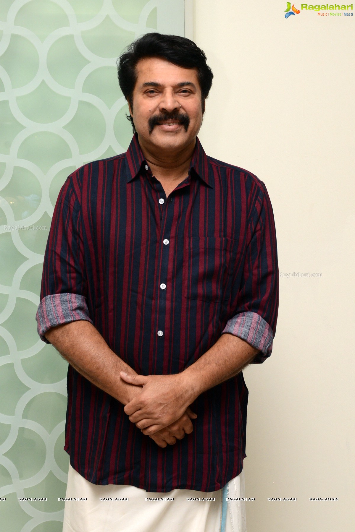 Mammootty at Press Meet On Yatra Movie