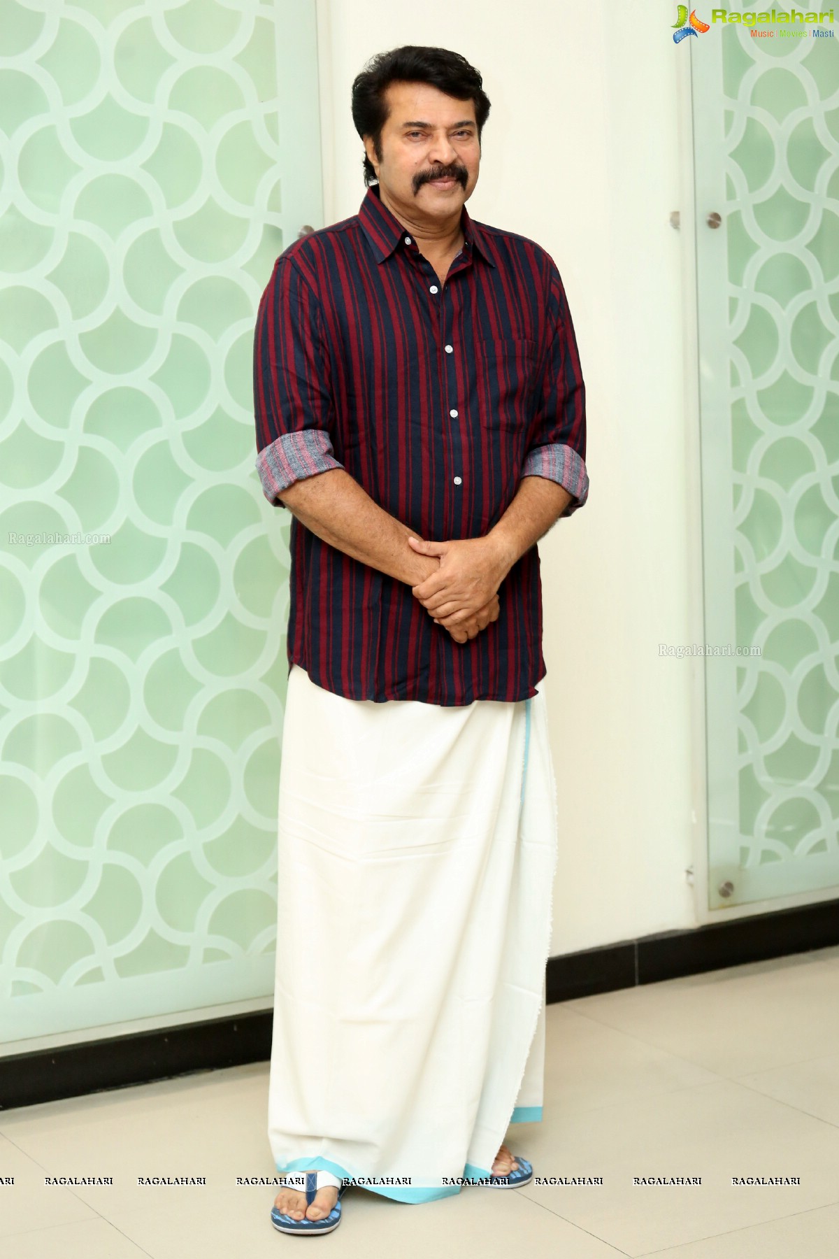 Mammootty at Press Meet On Yatra Movie