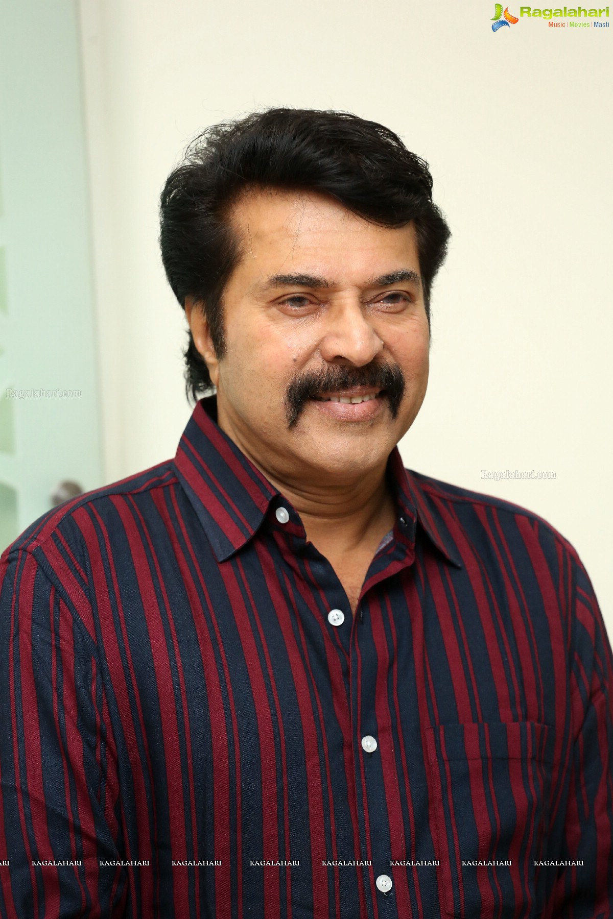 Mammootty at Press Meet On Yatra Movie