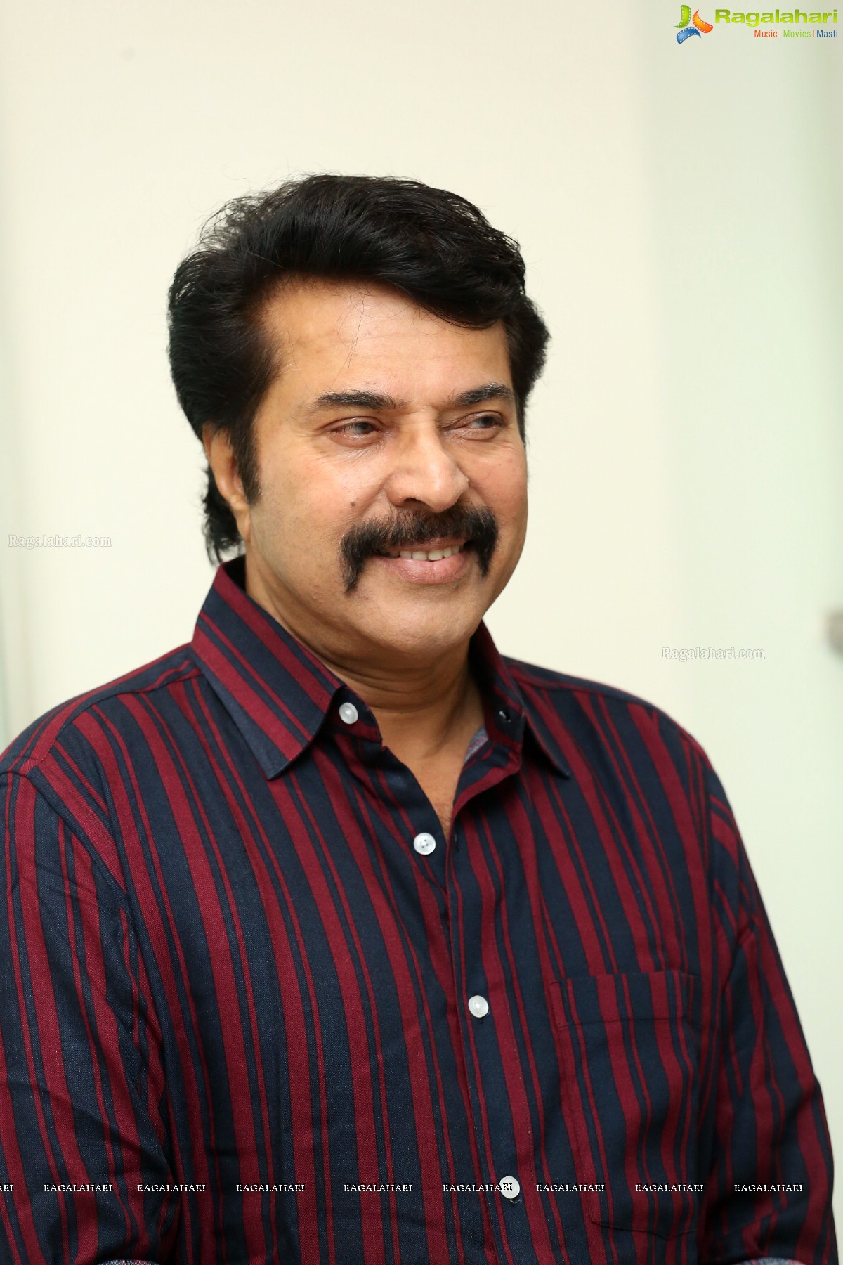 Mammootty at Press Meet On Yatra Movie