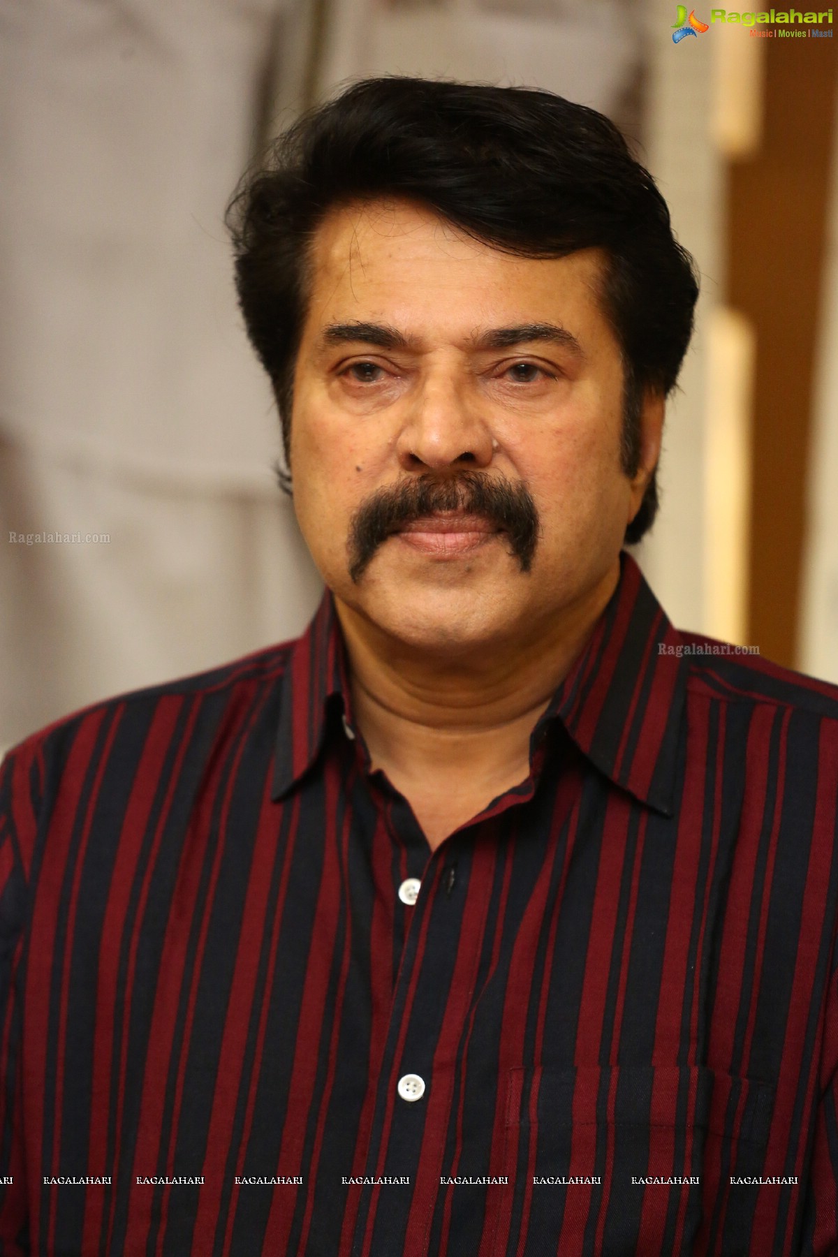 Mammootty at Press Meet On Yatra Movie