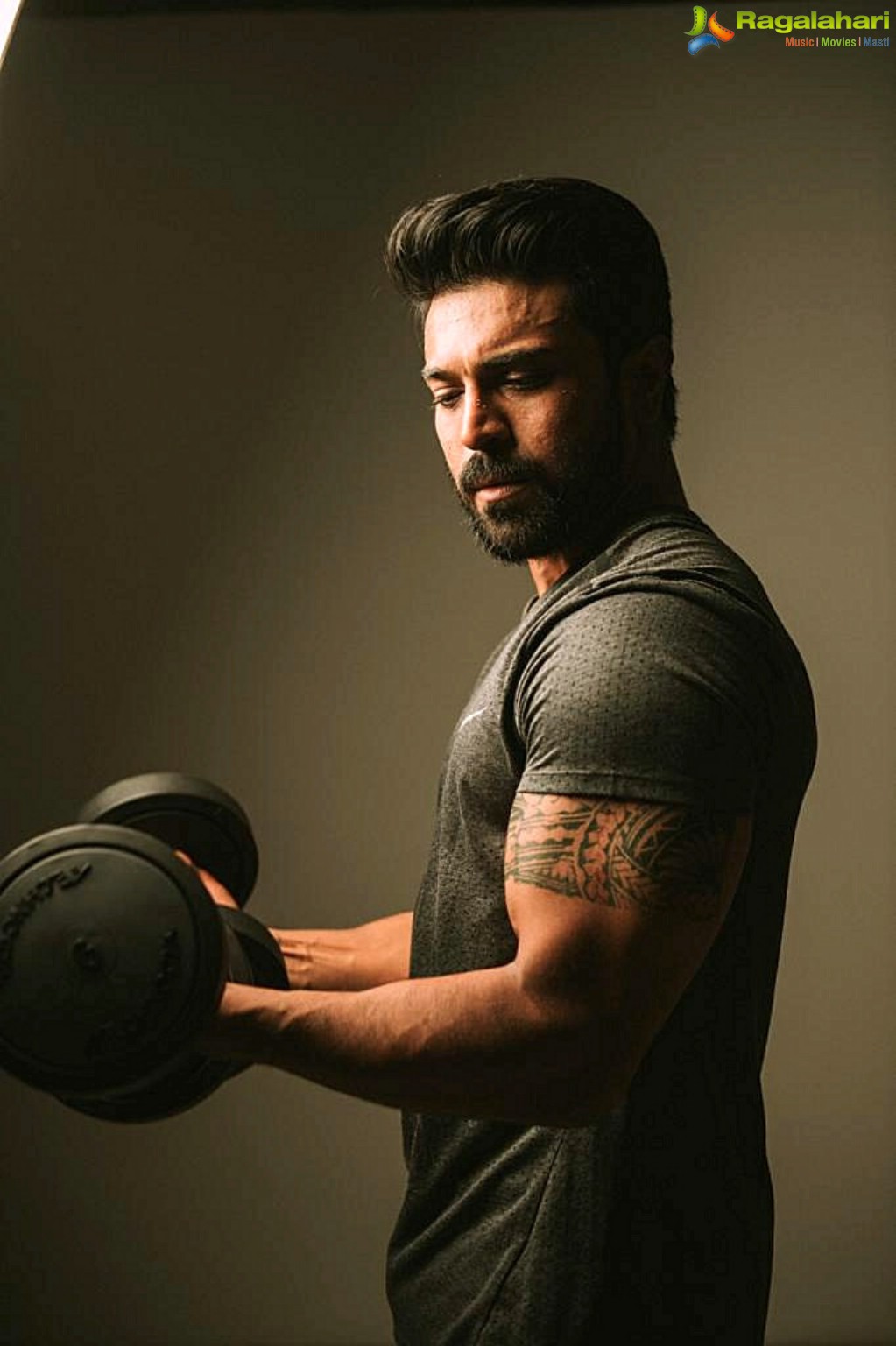 Ram Charan’s Workout At Gym Pics