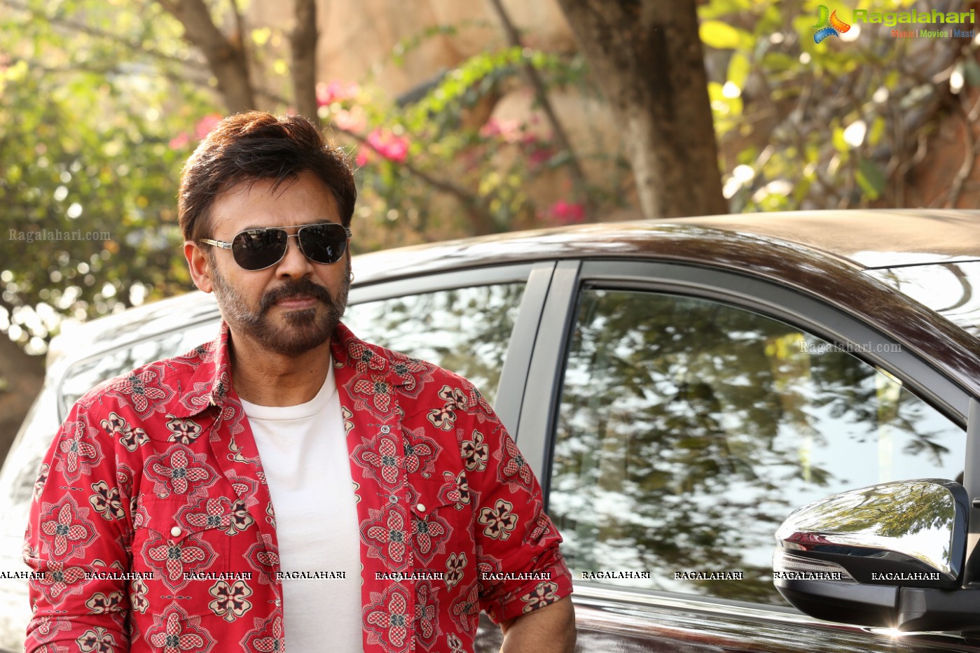 Venkatesh at F2 Interview