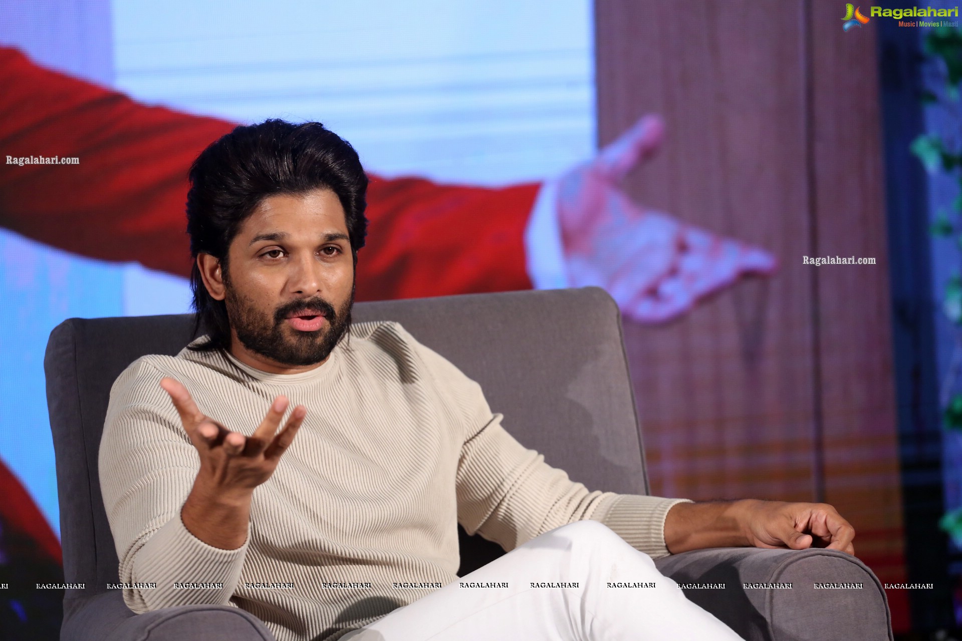 Allu Arjun at Alavaikuntapuramlo Movie Interview - HD Gallery