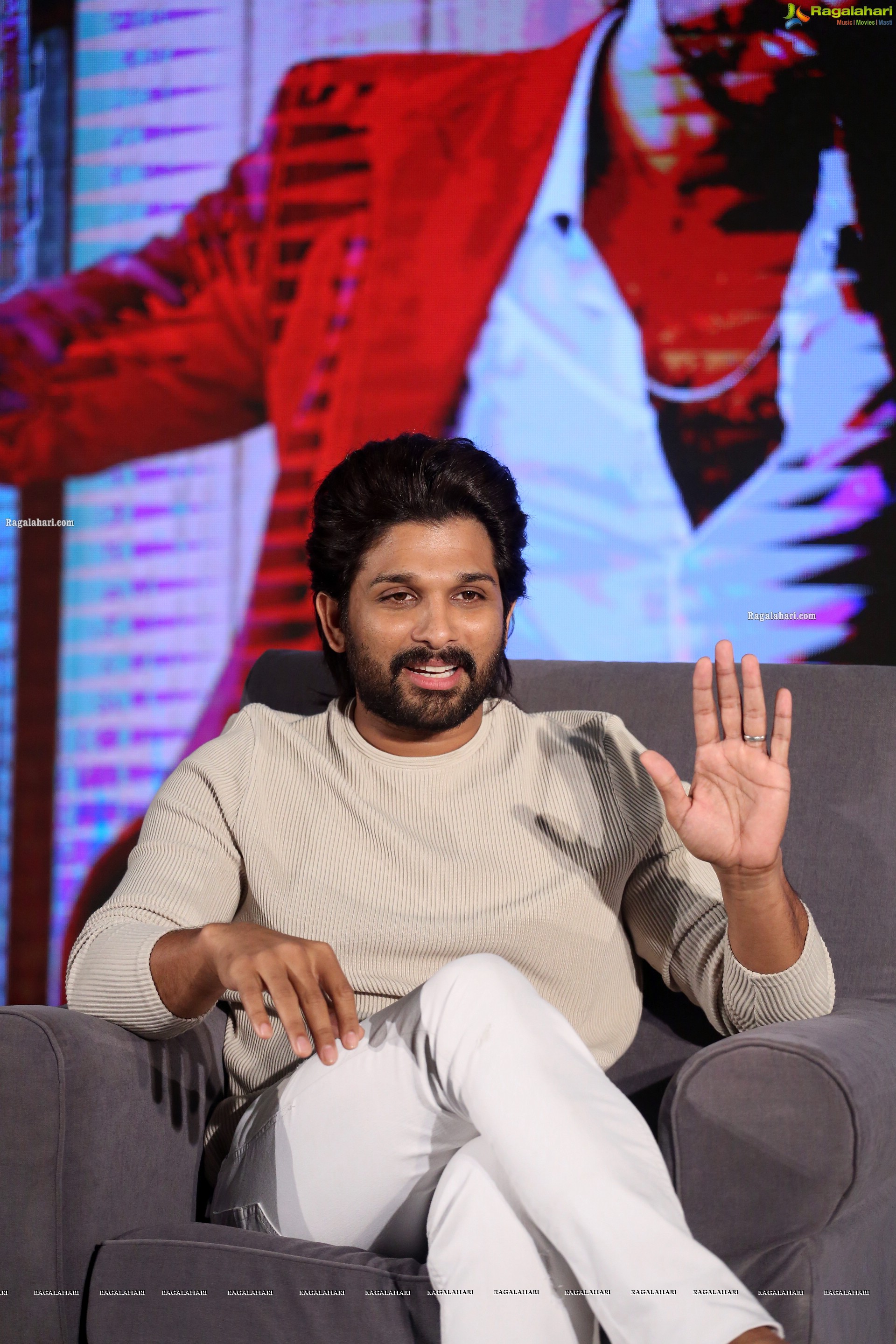 Allu Arjun at Alavaikuntapuramlo Movie Interview - HD Gallery