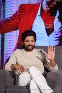 Allu Arjun at Alavaikuntapuramlo Interview